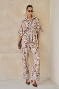 Chloe Peplum Top & Pants Set