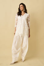 Zaira Lace Farshi Shalwar Set