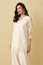 Zaira Lace Farshi Shalwar Set