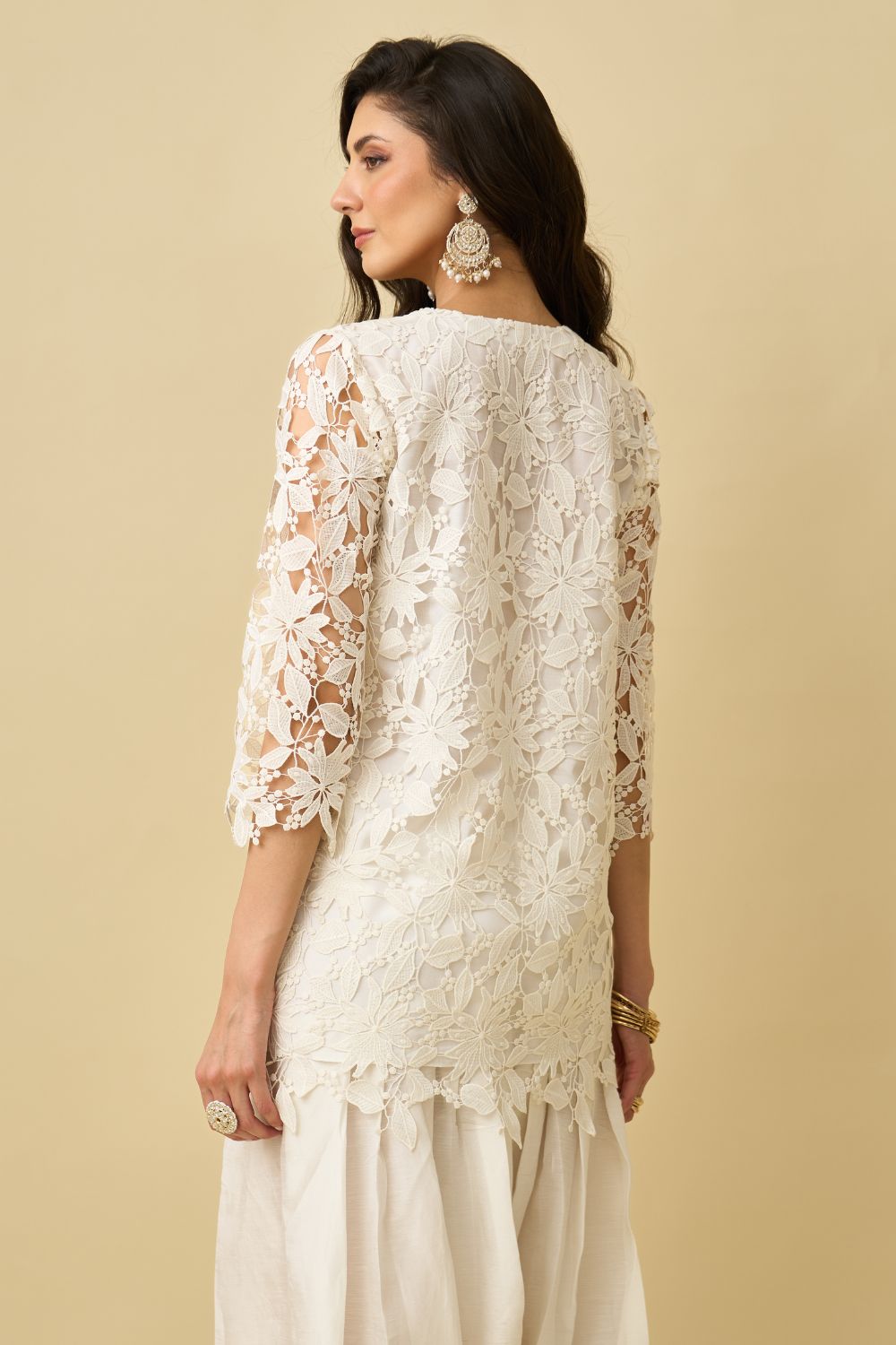 Zaira Lace Farshi Shalwar Set