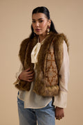 Zarya Kashmiri Shawl Jacket with Faux Fur