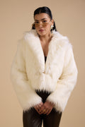 Shayla Fur Jacket (White)