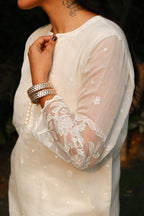 Hana Mul Chanderi Embroidered Kurta Set