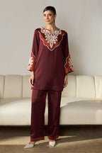 Raha Embroidered Co-ord Set