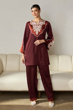 Raha Embroidered Co-ord Set