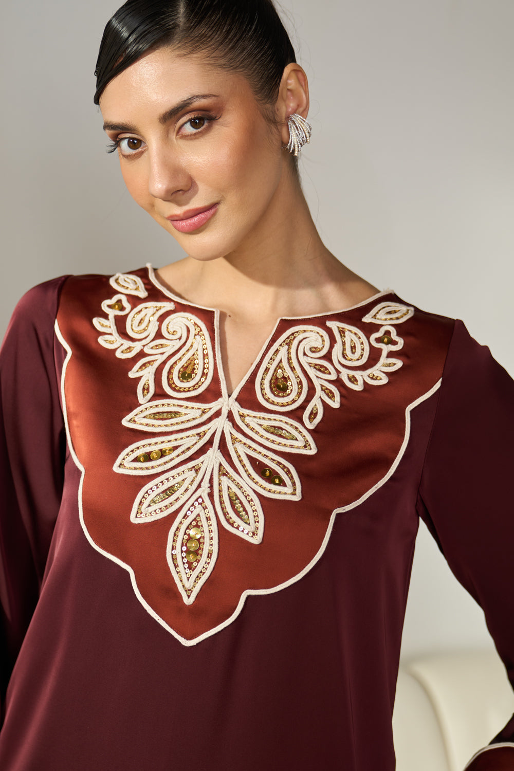 Raha Embroidered Co-ord Set