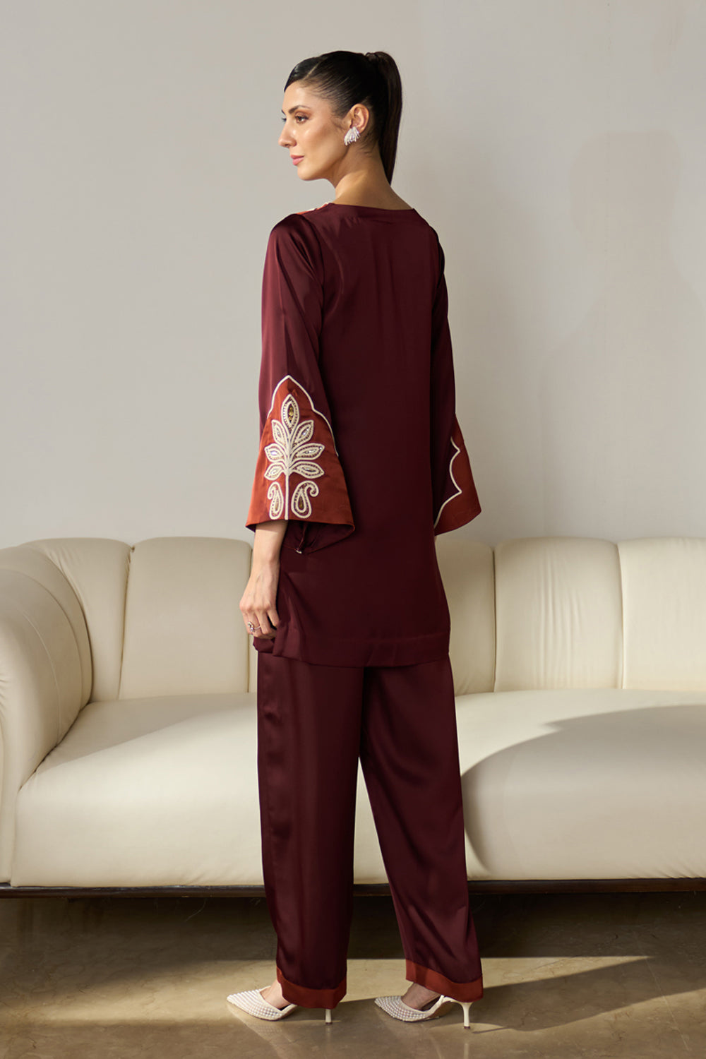 Raha Embroidered Co-ord Set