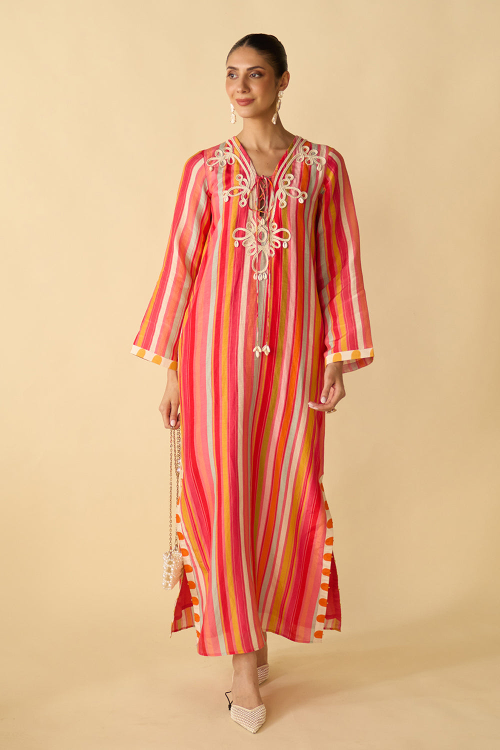 Gul Embroidered Kaftan
