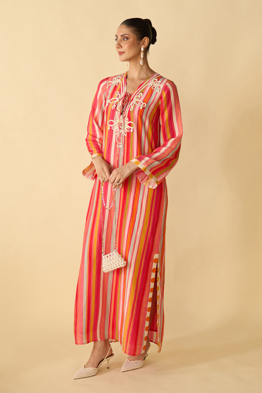 Gul Embroidered Kaftan