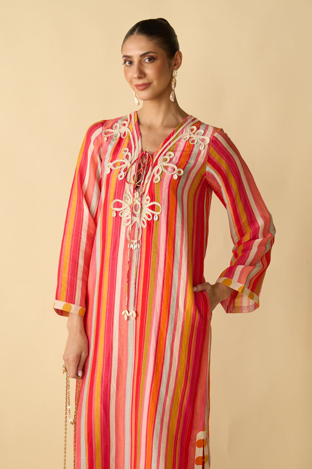 Gul Embroidered Kaftan