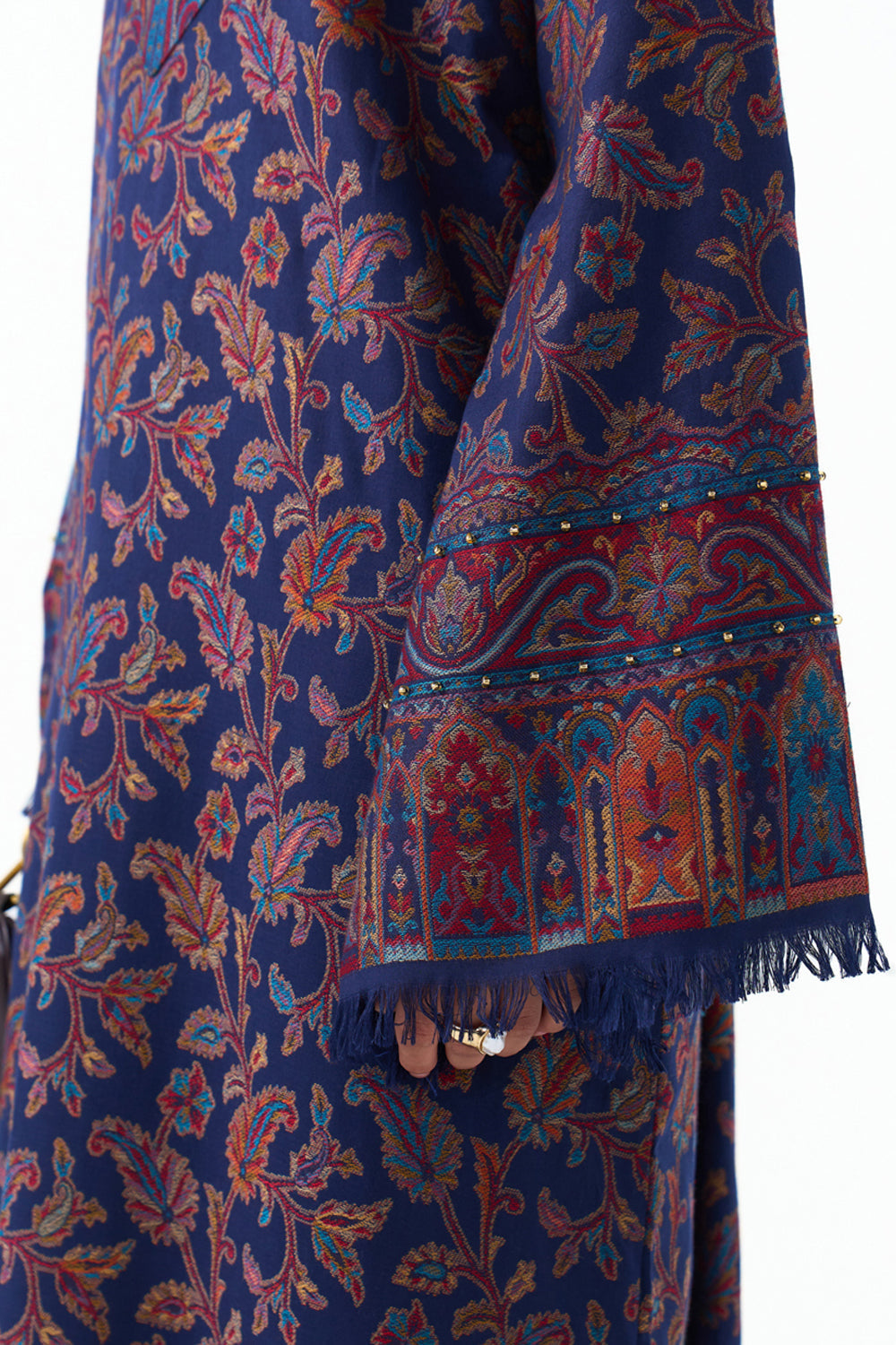 Azura Embroidered Shawl Kaftan