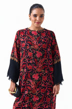 Ziya Embroidered Shawl Kaftan